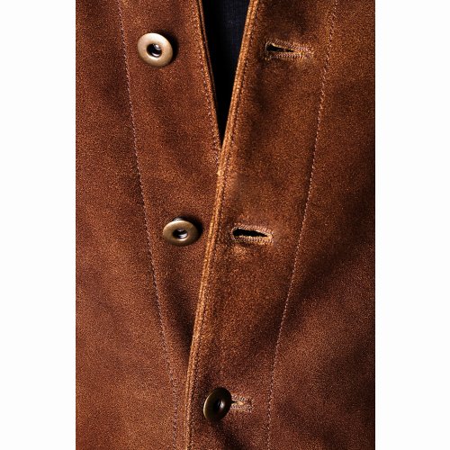 Men's Antique Suede Leather Jacket
