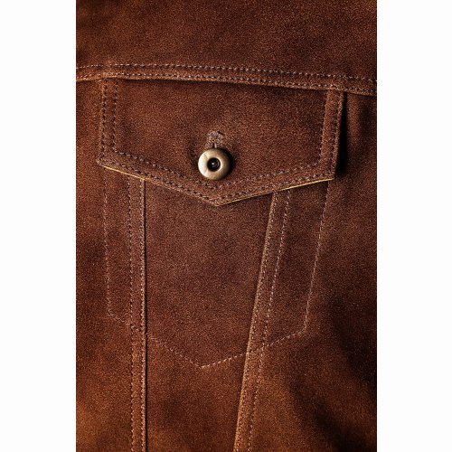 Men's Antique Suede Leather Jacket