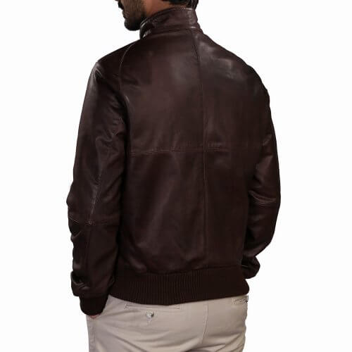 Men's Brown Bomber Jacket