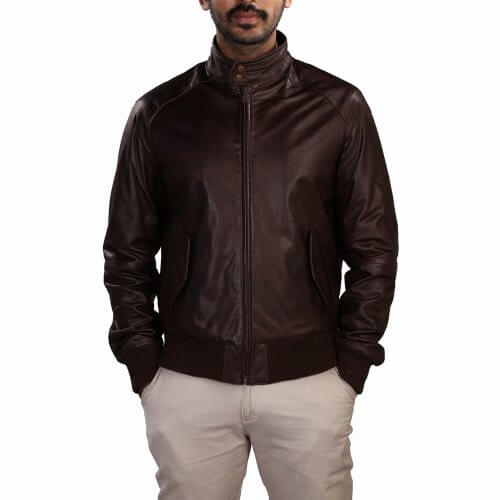 Men's Brown Bomber Jacket