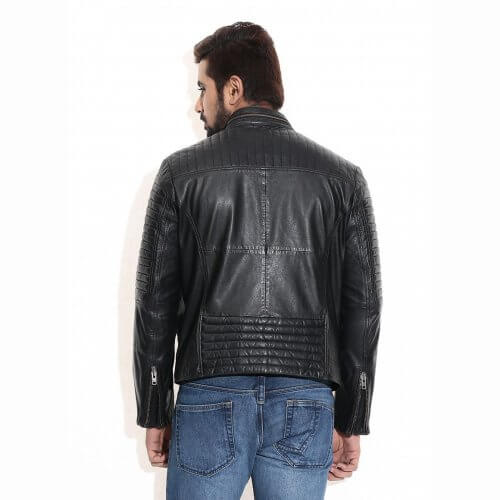 Classic Biker Leather Jacket