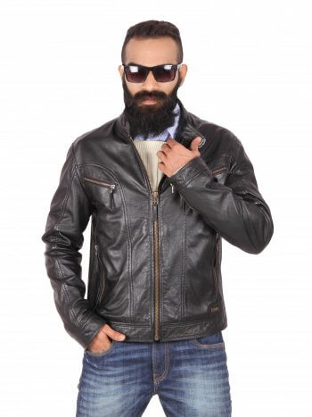 Classic Black Leather Jacket