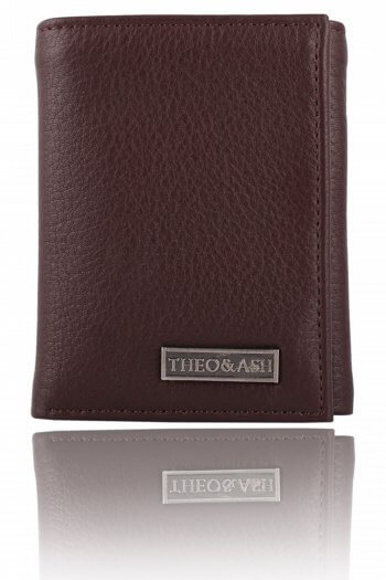 Brown Trifold Leather Wallet