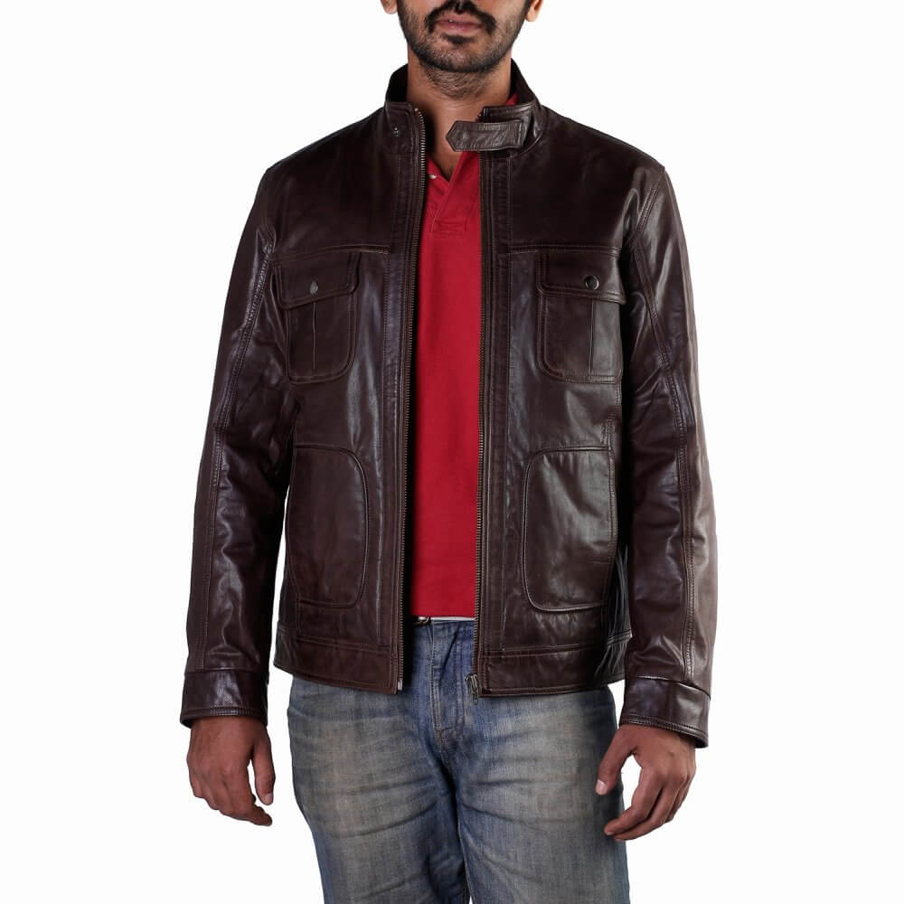 Theo&Ash - Buy men’s leather jackets online | Field leather jacket India