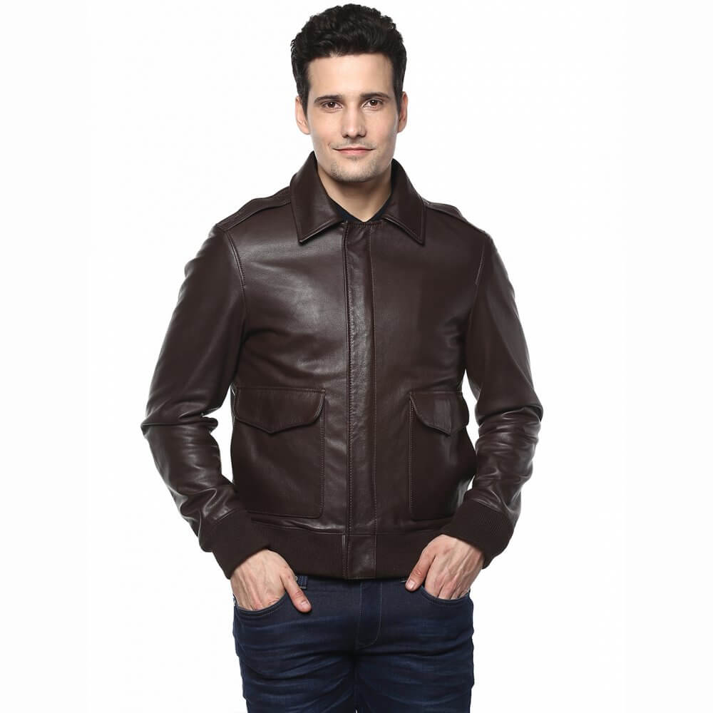 Theo&Ash - Buy Custom leather jackets Online India | Vintage brown ...