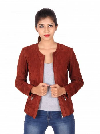 Classic Red Zipper Jacket