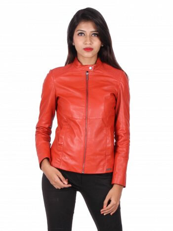 Stylish Zipper Leather jacket