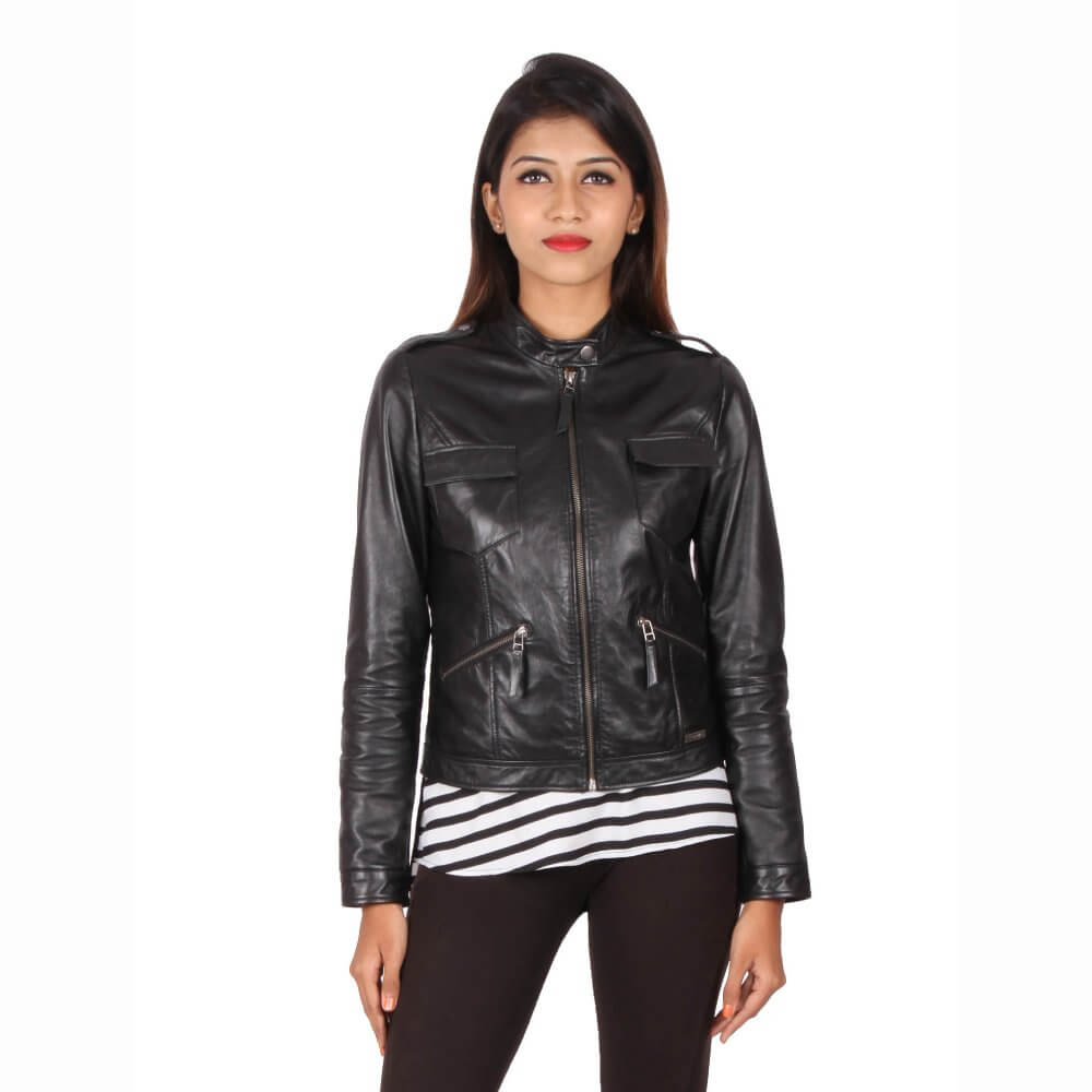 Theo&Ash - Buy Leather Jackets for Women | Black Leather Jackets Online ...