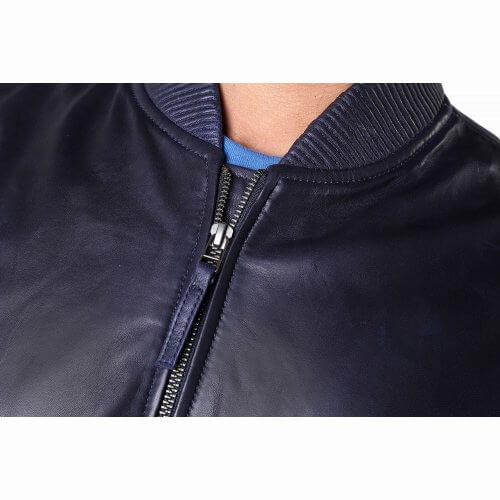 Men's College Leather Jacket