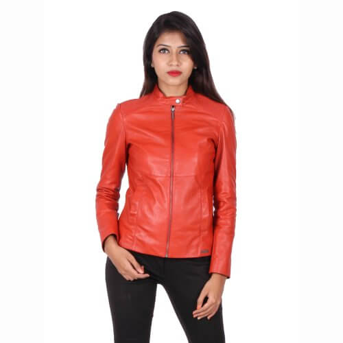 Stylish Zipper Leather jacket