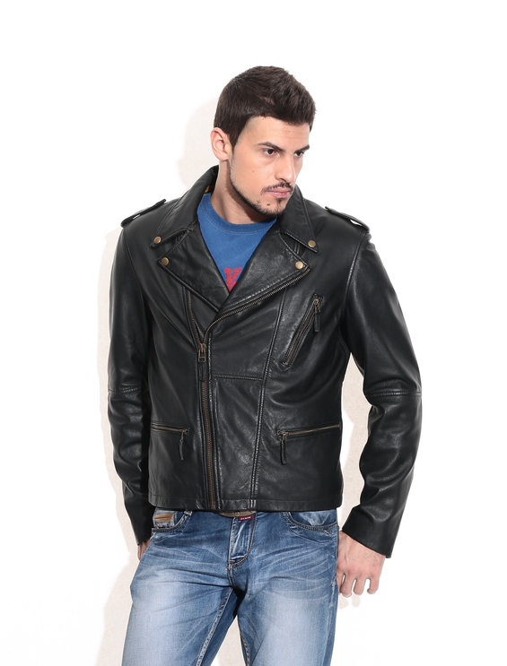 Converse mens leather biker jacket Clearance